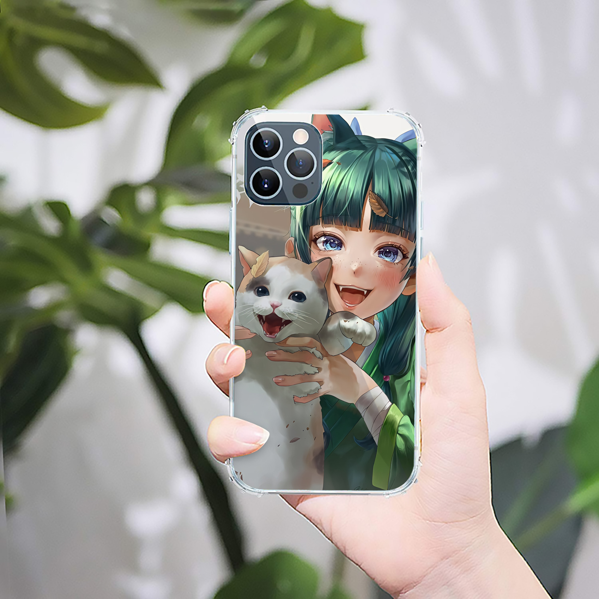 （画像用） 薬屋のひとりごと The Apothecary Diaries 【iPhone 12シリーズ対応】透明スマホケース（クリアソフトケース）